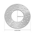 Rear Brake Disc Rotor For Polaris Rzr 570 2012 2021 800 2008 2014 Sportsman 400 500 700 Ace 325 Etx 8 58 In Stainless Steel 2