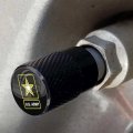 Tricktoppers Vivid Black Anodized Billet Aluminum Tire Wheel Valve Stem Dt Caps For Cars Trucks Trailers Suv S Rv S Motorcycles