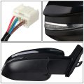 Auto Dynasty To1321310 Factory Style Passenger Right Side Mirror Manual Folding Power Adjust Heated Glass Turn Signal