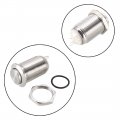 Uxcell Latching Metal Push Button Switch High Head 12mm Mounting Dia 1no Ac250v 2a