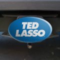Ted Lasso Logo Oval Tow Trailer Hitch Cover Plug Insert