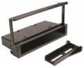 Scosche Fd1423b For Select 1995-11 Ford Lincoln And Mercury Vehicles Single Din Dash Kit With Molded Pocket Black 