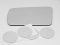 Left Driver Side Mirror Glass Lens For 81-98 Saab 9000 And 81-94 900 Non Heated Convex With Adhesive Pads 