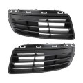 Fog Light Covers For Volkswagen Jetta 2005 2006 2007 2008 2009 2010 Front Driver And Passenger Side Pair Textured Black Bumper 
