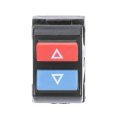 E-150 Econoline Club Wagon 1990 1991 Power Window Switch Front Passenger Side Plastic Housing Black Bullet Terminal Male Gender 