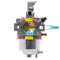 Jdllong 716116 Carburetor For 246000 246432 246435 246437 Engines W Gaskets