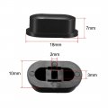 Uxcell 25pcs Tactile Push Button Switch Caps 18x10x7mm For Micro Black