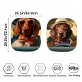 Scrawlgod Funny Dog Cars Front Windshield Sunshades Visors Protector Shade Sun Blocker Animals Interior Accessories Keep Your