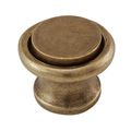Vicenza Designs K1053 Archimedes Knob Large Antique Brass 