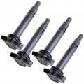 Ocpty Set Of 4 Ignition Coils Compatible Oe Uf314 Fit For Pontiac Vibe Gt Toyota Celica Gts For Corolla Xrs Matrix 2000-2006