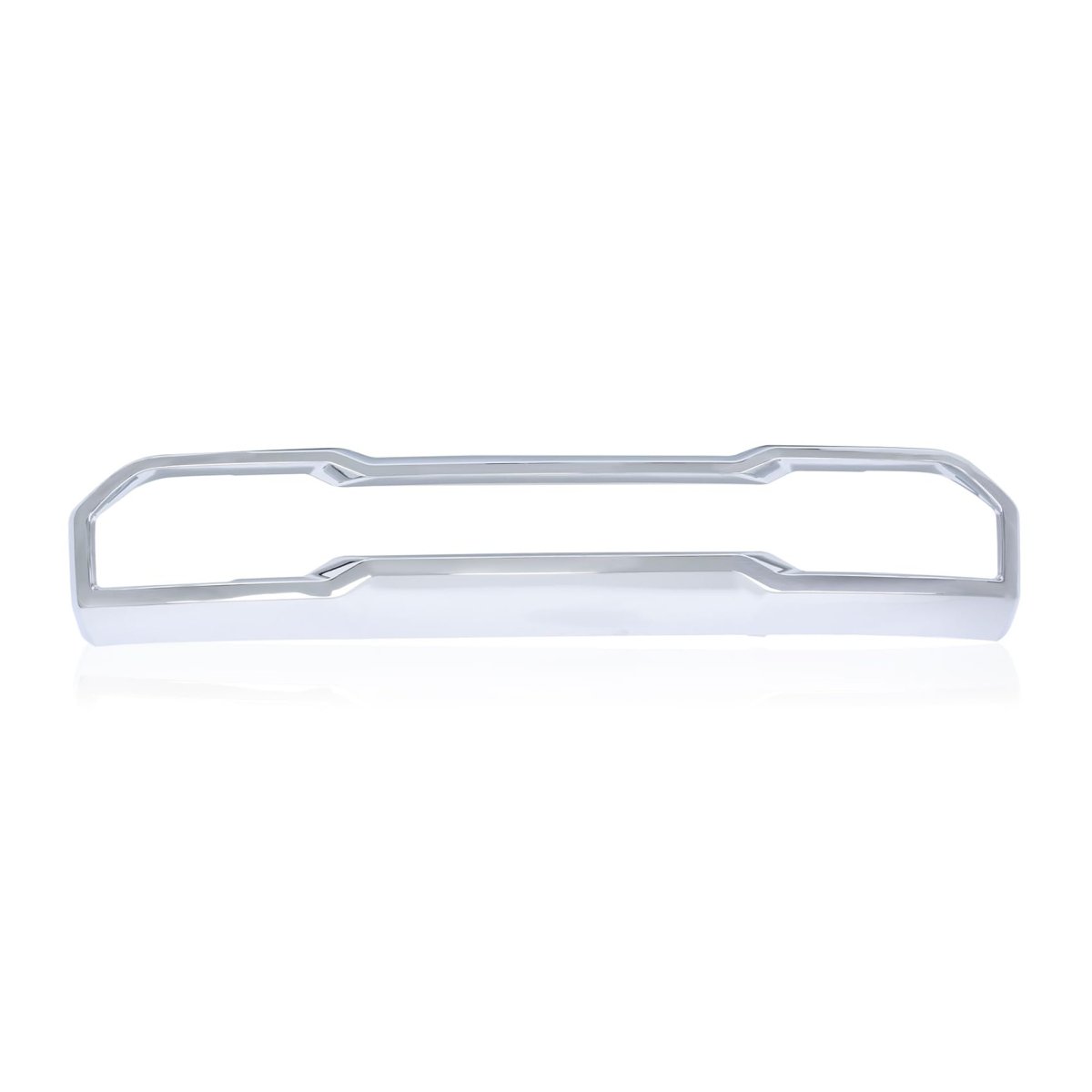 Front Bumper Lower Open Skid Plate Valance Chrome Plastic Replacement For Sierra 1500 2022-2024 84878745