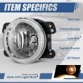Auto Dynasty Front Bumper Driving Fog Light Lamps Compatible With Dodge Journey Magnum Jeep Wrangler Jk Chrysler Pt Cruiser 300