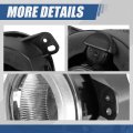 Auto Dynasty Front Bumper Driving Fog Light Lamps Compatible With Dodge Journey Magnum Jeep Wrangler Jk Chrysler Pt Cruiser 300
