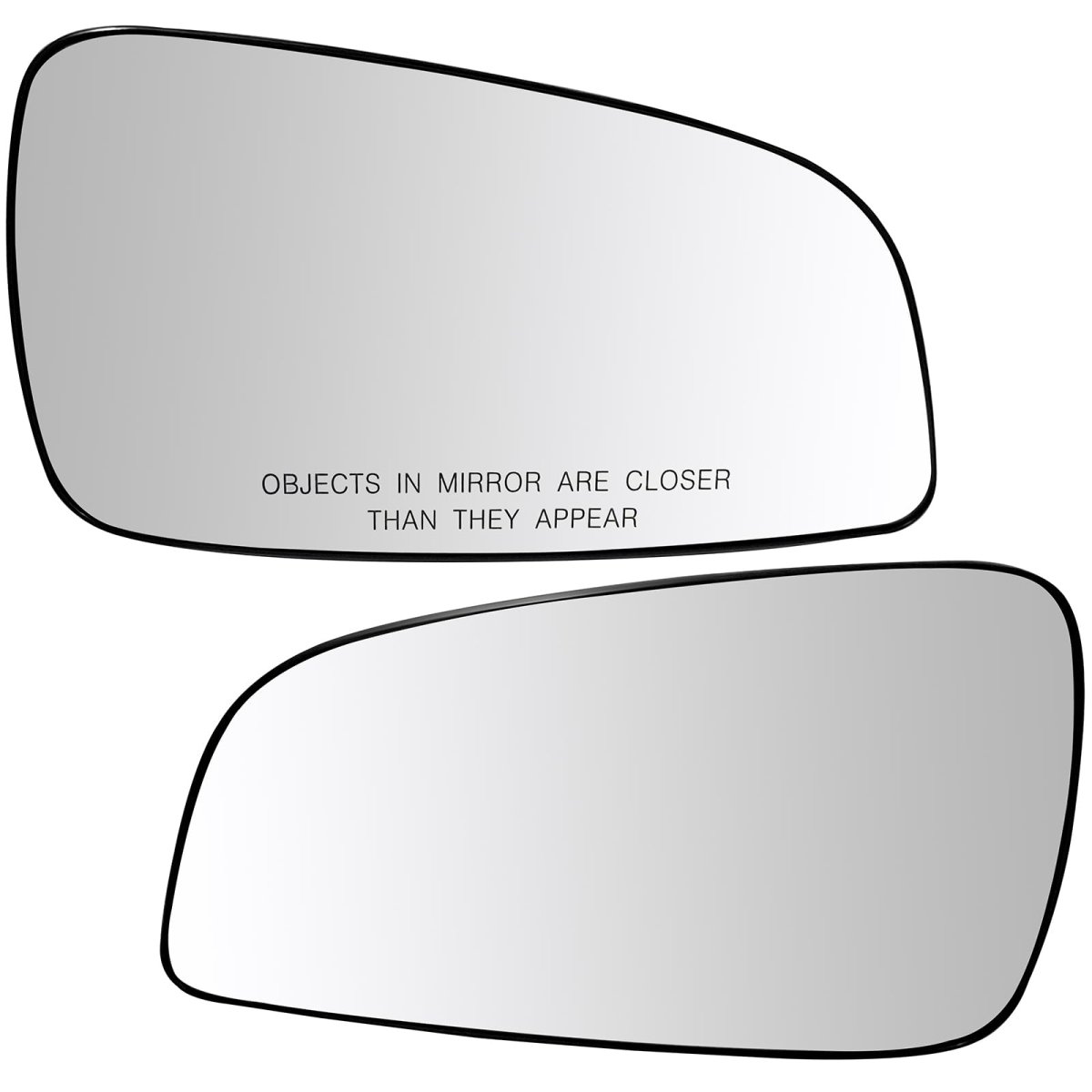 Driver And Passenger Side Mirror Glass For 2008-2012 Chevy Malibu 07-09 Saturn Aura Diagonal 8-1 4 Inch Replaces 15902389 Pl