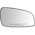 Driver And Passenger Side Mirror Glass For 2008-2012 Chevy Malibu 07-09 Saturn Aura Diagonal 8-1 4 Inch Replaces 15902389 Pl