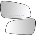 Driver And Passenger Side Mirror Glass For 2008-2012 Chevy Malibu 07-09 Saturn Aura Diagonal 8-1 4 Inch Replaces 15902389 Pl