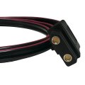 Truck Side Battery Cable Harness For Fisher And Western 2 Pin Power Ground 61169 With Snow Plow Wire Plug Covers 61548 8291k 