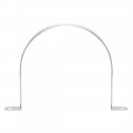 Uxcell 110mm 4 3 Rigid Pipe Strap 2 Holes Tube Straps 201 Stainless Steel Tension Clip Clamp 12pcs