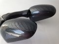 Httmt Mt072- Motorcycle Cabron Fiber Racing Mirrors Compatible With Cbr 600 F2 F3 Cbr900rr Cbr1000f Vfr750f Vfr800f 1990 To