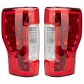 Tail Light Assembly For 2017-2019 Ford F-250 F-350 Super Duty Driver And Passenger Side Rear Brake Lamps Replacement Taillights 