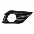 Ni1038141 Front Fog Light Bezel Compatible With Nissan Altima 2016-2018 Driver Left Side Smooth Black