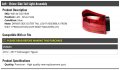 Left Driver Side Outer Tail Light Assembly Body Mounted Compatible With 2012-2017 Volkswagen Tiguan From 9 6 2011