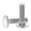 4pcs Carriage Bolts M10 X 45mm Stainless Steel 18-8 304 Round Head Square Neck Screws Bolt Screw For Fastening Accessories 