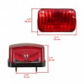Caltric Taillight Assembly With Bulb For Yamaha Rhino 450 Yxr450f 4x4 2006 2007 2008 2009