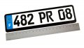 Complete French France White Eec European Front License Plate Tag And Frame Set Kit For Volkswagen Vw 181 Thing Amorok Beetle