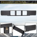 Kuafu Front Lower Grille Trim Panel Compatible With 2015 2016 2017 Ford F-150 F150 Fl3z17e810ca Fo1044110 Bumper Grill Black