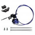 Pro Bat Rear Hydraulic Disc Brake System Caliper Atv Quad Hand Assembly Master Cylinder Come With Pads For 50cc 70cc 90cc 110cc 