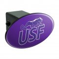 University Of Sioux Falls Primary Logo Oval Tow Hitch Cover Trailer Plug Insert 2