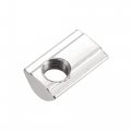 Uxcell M8 T Slot Nuts Roll In Spring T-nut With Ball Carbon Steel For 4040 Series Aluminum Extrusion Profile Rail 8mm 15pcs