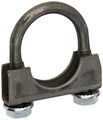 U118 Exhaust Clamp Stainless Steel Automotive Part Black Modern Style 