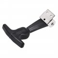 Uxcell 4 96-inch Rubber Flexible Sus304 Stainless Steel T-handle Draw Latches Hasp For Golf Cart And Tool Box 