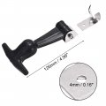 Uxcell 4 96-inch Rubber Flexible Sus304 Stainless Steel T-handle Draw Latches Hasp For Golf Cart And Tool Box
