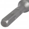 Uxcell 25mm Tip 340mm Long Chrome Steel Square Shank Masonry Hammer Drill Bit