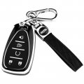 Xiyang Trade For Chevy Key Fob Cover Withchain Soft Tpu Key Case Shell Full Protection Chevrolet 2016-2021 Equinox Malibu 