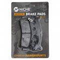 Niche Brake Pad Kit For Honda Pioneer 1000 1000-5 06451-hl4-a01 06452-hl4-a01 Front Rear Semi-metallic