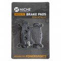 Niche Brake Pad Kit For Honda Pioneer 1000 1000-5 06451-hl4-a01 06452-hl4-a01 Front Rear Semi-metallic
