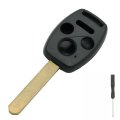 Key Shell For Honda Accord Civic Crv Pilot Fitless Entry Remote Key Case Fob 3 Buttons Plus Panic Pg208 