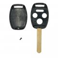 Key Shell For Honda Accord Civic Crv Pilot Fitless Entry Remote Key Case Fob 3 Buttons Plus Panic Pg208
