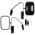 Driver And Passenger Side View Mirrors Manual Fold Non Heated For 1980 1996 Ford F150 F250 F350 Bronco 1983 1992 Ranger Black