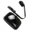 Ocpty Black Driver Side And Passenger View Mirror Smooth With Manual Adjustment Fold Non-heated Compatible For 1984-1990 Ford