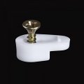 Uxcell Glass Retainer Clips Kit 11mmx20mm Cabinet Door Plastic Mirrors Holder For 3mm With Screws 100pcs