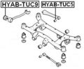 Arm Bushing For Lateral Control Rod Febest Hyab-tuc9 55116-2e001 