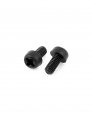 Uxcell M3 X 6mm Plastic Phillips Pan Head Machine Screws Black 100 Pcs