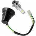 Caltric Left And Right Headlight Socket Cord Led Bulb Compatible With Yamaha Kodiak Yfm400fw 4x4 1996-1998