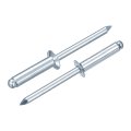50pcs 3 16 X3 4 Countersunk Head Blind Rivets Zinc-plated Carbon Steel Grip And Mandrel Cap Silver 