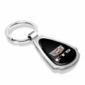 Ipick Image For Cadillac Ct5 Logo Black Dome Chrome Metal Teardrop Key Chain Keychain Exclusive Official Licensed
